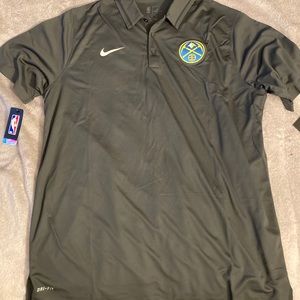 Nike NBA Denver Nuggets Men Polo Shirt Dry Fit XLT
